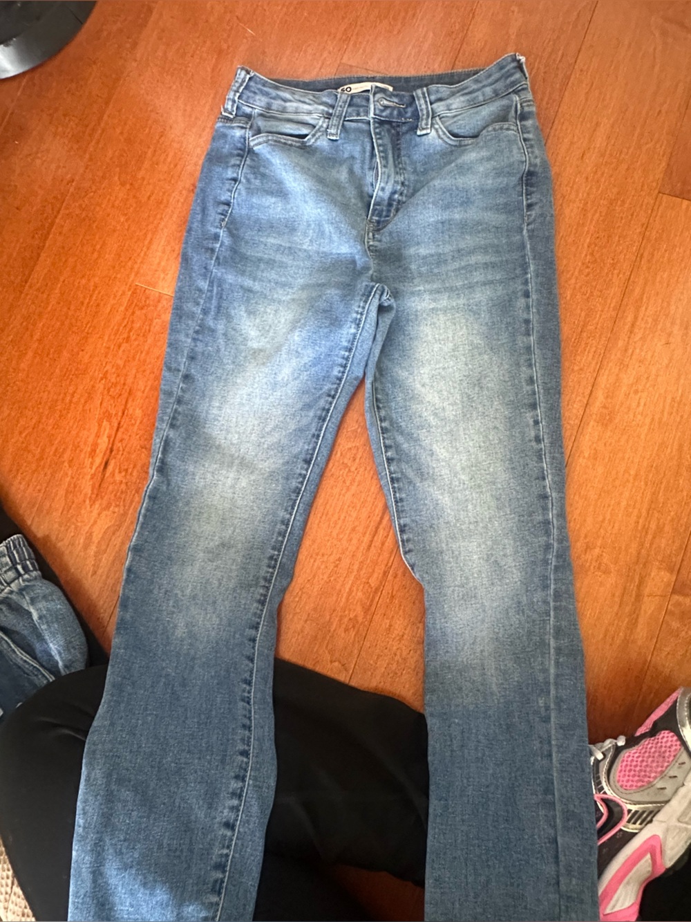 Junior Women's Skinny Jeggings- Blue